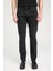 W15Q666201M82 Siyah Erkek Grensboro Regular Fit Normal Kesim Düşük Bel Düz Paça Kot Pantolon 4