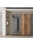 Beyoğlu Modern Aynalı Elbise Dolabı Gardrop 170X53X200CM 1