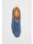 Bilbao Deri Indigo Mavi Süet Kauçuk Taban Sneaker 3
