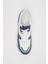 Matera Deri Indigo Mavi Beyaz Soft Eva Hazır Taban Sneaker 3