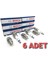 Bmw 5 Serisi E39 520I Buji Takım Çift Tırnak 2.0 Motor 6 Adet 1996-2003 Bosch 1