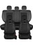 Fiat Tipo Uyumlu Deri Oto Koltuk Kılıfı Ön Arka Takım Giydirme Tip Siyah Sc 2