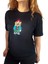 To The Moon & Sun Işleme Detaylı Siyah T-Shirt 3