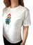 To The Moon & Sun Işleme Detaylı Beyaz T-Shirt 2