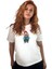 To The Moon & Sun Işleme Detaylı Beyaz T-Shirt 3