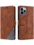 IPhone 13 Için Kılıf Pro Max Manyetik Pu Deri Cüzdan Flip Folio Kart (Yurt Dışından) 1