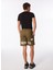 Normal Haki Erkek Sweat Şort Kbhx S210 Garments_garments Loose F 5