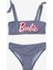 Lacivert - Beyaz Kız Çocuk Bikini Takım BRB4SG-BKİ6003 1