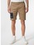 Normal Kahve Erkek Sweat Şort Kbtx S211 Repocket_repocket Regular 2