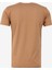 Bisiklet Yaka Baskılı Kahve Erkek T-Shirt Kmtt S241 Jeff_snapshot Regular Fıt 2
