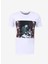 Bisiklet Yaka Baskılı Beyaz Erkek T-Shirt Kmtt S240 Bas_snapshot Regular Fıt 1
