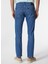 Normal Bel Slim Tapered Mavi Erkek Denim Pantolon L72A007G18 4