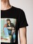 Bisiklet Yaka Baskılı Siyah Erkek T-Shirt Kmtt S242 Waıt_snapshot Regular Fıt 4