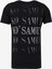 Bisiklet Yaka Baskılı Siyah Erkek T-Shirt Kmtt S233 Reblurry_reflector Regula 2