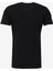 Bisiklet Yaka Baskılı Siyah - Beyaz Erkek T-Shirt Kmtt S211 Repocket_repocket Regular 2