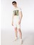 Bisiklet Yaka Baskılı Krem Erkek T-Shirt Kmtt S241 Jeff_snapshot Regular Fıt 1