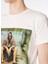 Bisiklet Yaka Baskılı Krem Erkek T-Shirt Kmtt S241 Jeff_snapshot Regular Fıt 4
