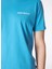 Bisiklet Yaka Baskılı Mavi Erkek T-Shirt Kmtr S226 Road_craft&co Regular Fıt 4