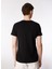 Bisiklet Yaka Baskılı Siyah Erkek T-Shirt Kmtt S242 Waıt_snapshot Regular Fıt 5