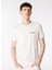 Bisiklet Yaka Baskılı Krem Erkek T-Shirt Kmtr S226 Road_craft&co Regular Fıt 2