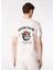 Bisiklet Yaka Baskılı Krem Erkek T-Shirt Kmtr S226 Road_craft&co Regular Fıt 5