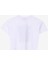 Ekru Kız Çocuk Bisiklet Yaka Crop Top Baskılı T-Shirt C4SG-TST4014 2