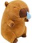 Elite Mc Snotty Capybara Capybara Doll Snotty Nose Doll Peluş Oyuncak Sevimli Bebek (Yurt Dışından) 1