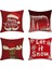 4 Adet Noel Noel Baba Kare Yastık Ev Dekor Keten Yastık Kılıfı Yastık Kapakları Kanepe Araba Desen 45X45 Cm,наволочка (Yurt Dışından) 2