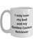 Komik Golden Cocker Retriever Kupa - Love My Bed ve Golden Cocker Retrieve - Ingilizce Kahve Kupa 3