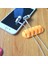 5 Klipsli Kablo Tutucu Silikon Kablo Düzenleyici USB Sarıcı Yönetim Klipleri Tutucu Fare Kulaklık Kulaklık Vb-Beyaz (Yurt Dışından) 1