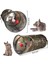 Kedi Oyuncakları-Interaktif Evcil Hayvan Oyuncakları 21 Parçalı Sınıflandırma (2 Delikten) Kedi Badminton Eğlenceli Top Çiğneme Çubuğu Seti (Yurt Dışından) 2