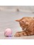 Kedi Oyuncak Renkli LED Kendiliğinden Dönen Top Kedi Nipiyle Çan ve Tüy Oyuncaklar USB Şarj Edilebilir Kedi Yavrusu Top Oyuncak-Gri (Yurt Dışından) 2