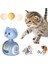 Kedi Oyuncak Tumbler Salıncak Oyuncaklar Kediler ile Uyumlu Komik Denge Arabası Interaktif Yavru Kedi Oyuncak Tüy Topu ile Kedi Oyuncağı Pembe (Yurt Dışından) 2