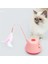 Interaktif Kedi Oyuncak Kendi Kendine Mühendislik Kedi Oyuncak Seti Elektrikli Tüylü, Kedi Oyuncağı Zekası Kedi ile Uyumlu, Pembe (Yurt Dışından) 3