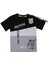 Erkek Çocuk Fashion Yazı Baskılı Yazlık T-Shirt Şort 2'li Takım 3