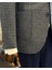 İtalyan stil slim fit mono yaka erkek ceket lacivert T10748 5
