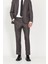Ekstra Slim Fit Dar Kesim Kırlangıç Yaka Tweet Desenli Takım Elbise 3