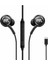 Samsung Galaxy S24 Plus Uyumlu Mikrofonlu Stereo Kablolu Kulaklık MT292 3