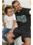 Oversize Dad Baba Yazılı Tişört, Babalar Günü Temalı T-Shirt 2