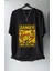Oversize Demon Slayer Zenitsu High Voltage Tişört, Unisex Anime Baskılı T-Shirt 1