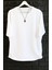 Unisex Oversize Basic Siyah-Beyaz Tişört, Geniş Kalıp Baskısız Düz T-Shirt 1