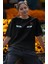 Oversize Naruto Gaara Sırt Baskılı T-Shirt, Unisex Anime Baskılı Tişört 2