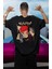 Oversize Naruto Gaara Sırt Baskılı T-Shirt, Unisex Anime Baskılı Tişört 3