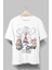 Oversize Version 7 Luffy Gear 5 Siyah Tişört, Erkek-Kadın Anime Baskılı Siyah T-Shirt 1