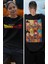 Oversize Dragon Ball Z Characters Sırt Baskılı T-Shirt, Unisex Anime Baskılı Tişört 2