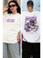 Oversize One Piece Boa Hancock Sırt Baskılı T-Shirt, Unisex Anime Baskılı Tişört 2