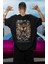 Oversize Aot Eren Yeager V2 Sırt Baskılı T-Shirt, Unisex Anime Baskılı Tişört 3