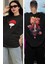 Oversize V3 Itachi Ex2 Sırt Baskılı T-Shirt, Unisex Anime Baskılı Tişört 2