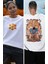 Oversize Dragon Ball Son Goku Sırt Baskılı T-Shirt, Unisex Anime Baskılı Tişört 2