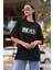 Unisex Sırt Baskılı Luffy Tişört, Oversize One Piece Anime T-Shirt 1